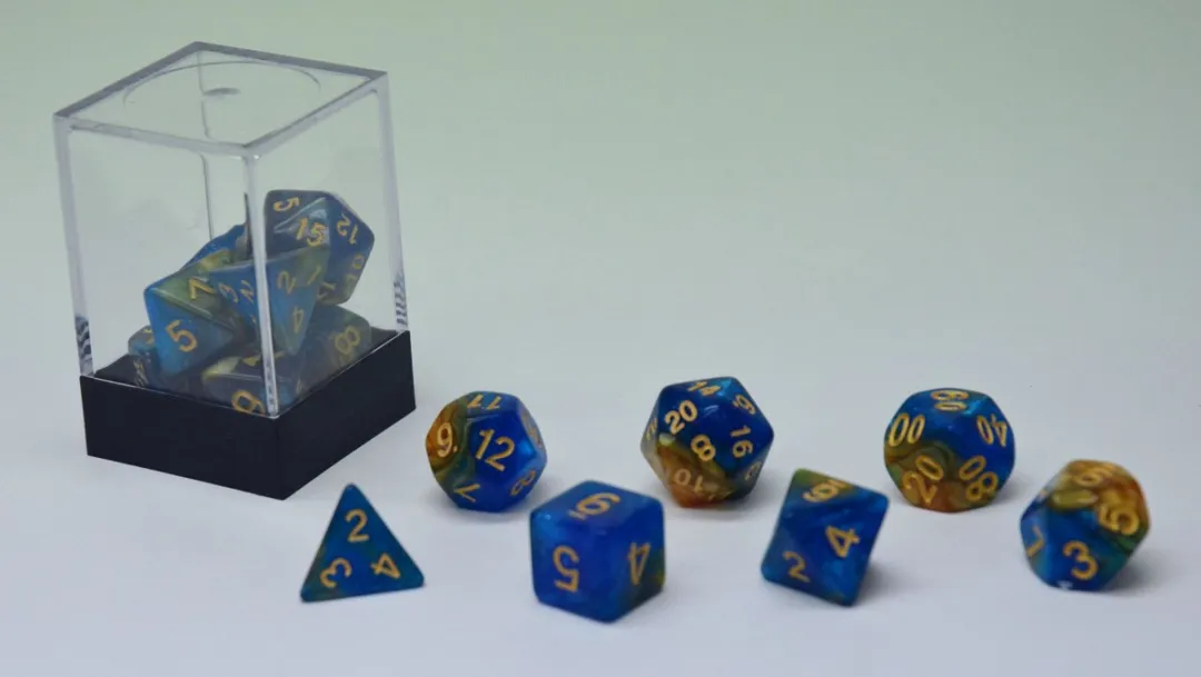 HOT Games Stardust Dobbelstenen Set 7 Stuks