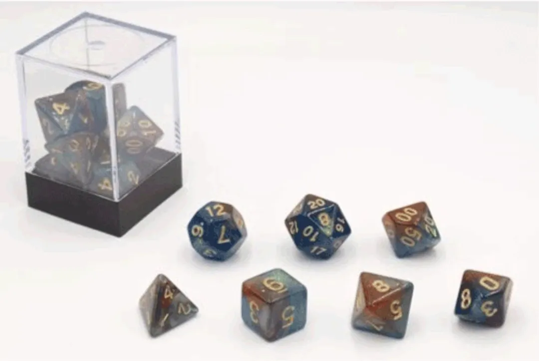 HOT Games Stardust Dobbelstenen Set 7 Stuks - Multicolor