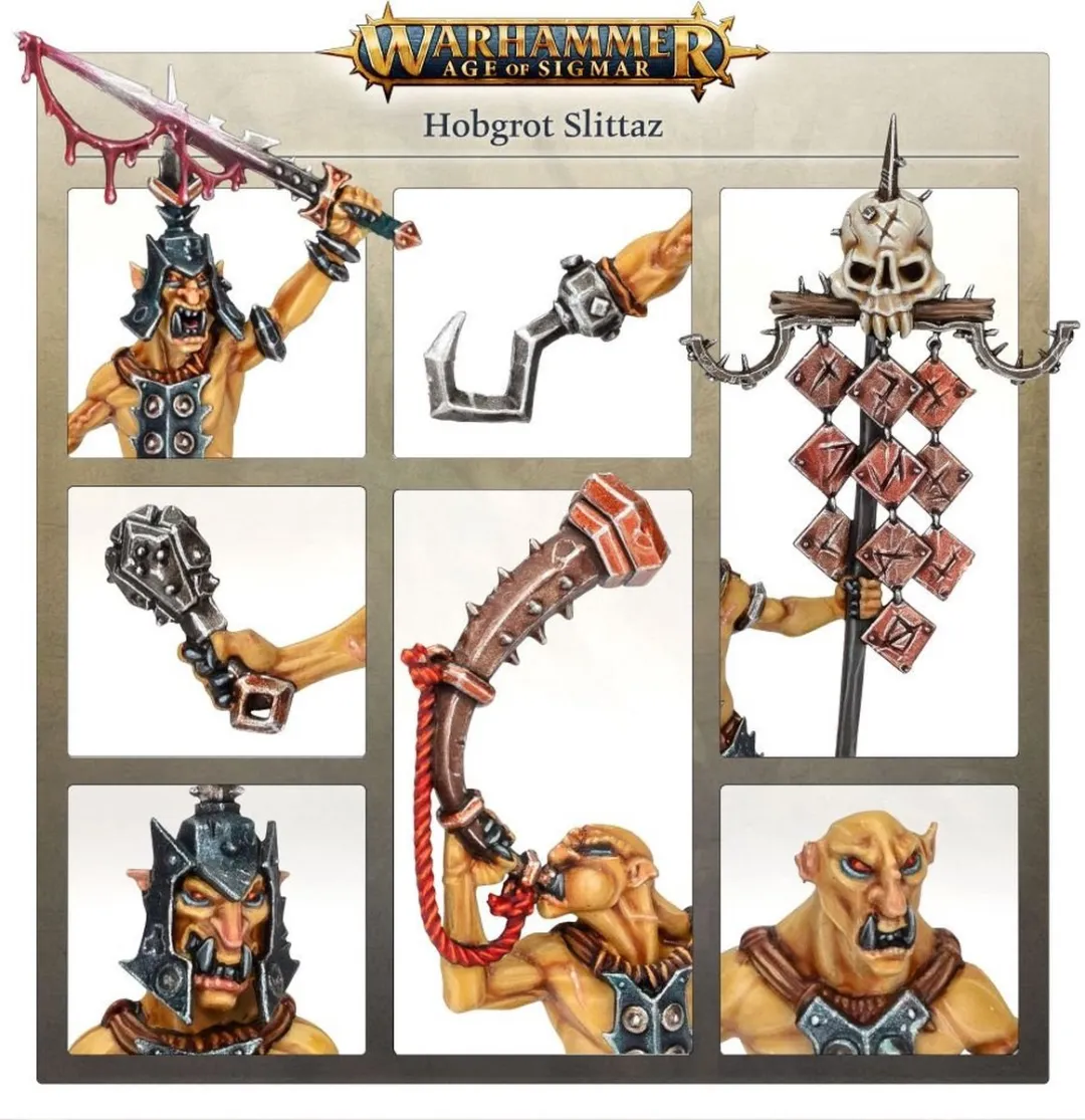 Games Workshop Orruk Warclans Hobgrot Slittas - 98 Onderdelen