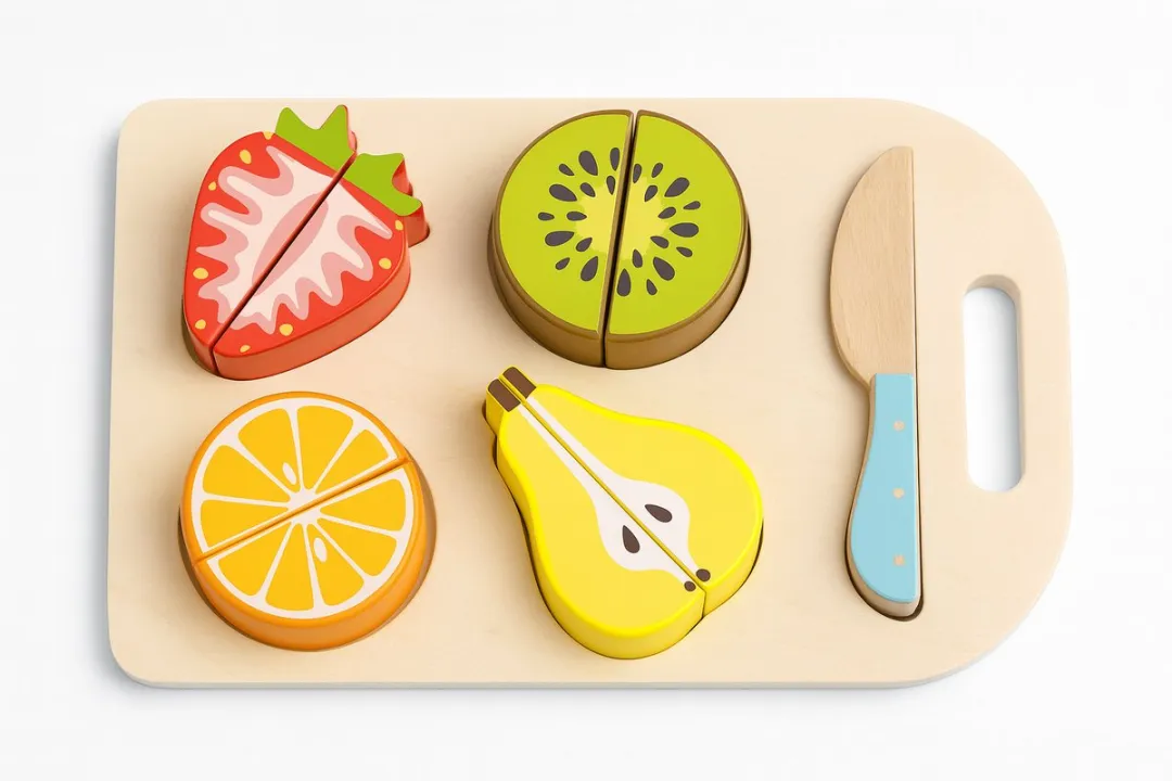 Tooky Toy Fruit Snijplank Montessori Speelgoed