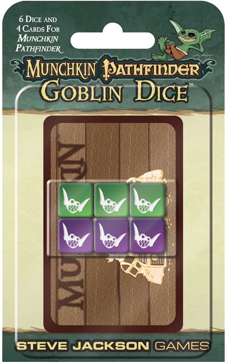 Steve Jackson Games Munchkin Pathfinder Goblin Dice 5571SJG