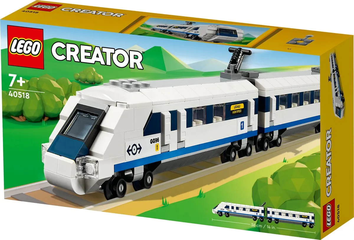LEGO Creator 40518 Hogesnelheidstrein - 284 Stukken - Meerkleurig