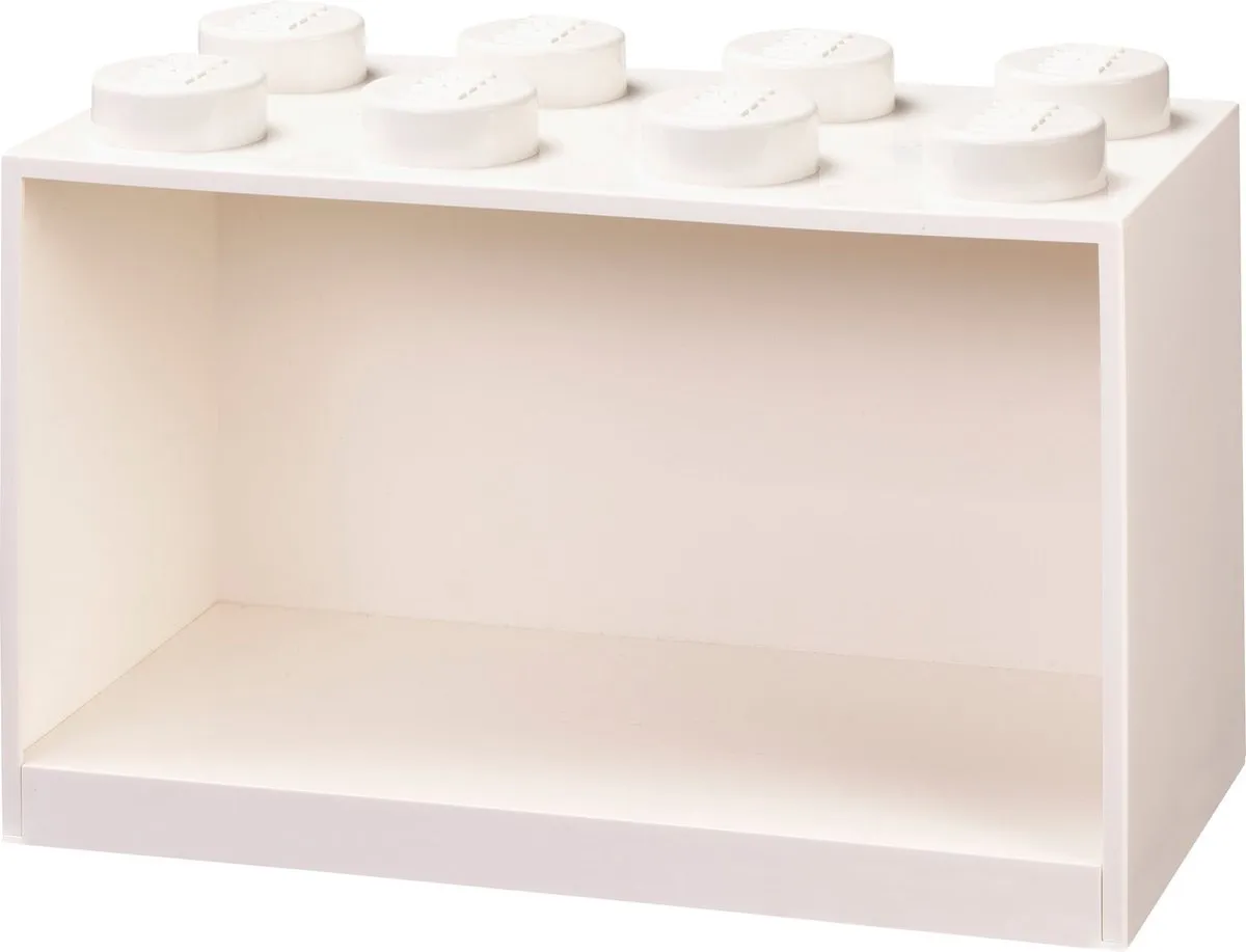 LEGO Brick 8 Wandschap - Wit - afbeelding 6 van 6