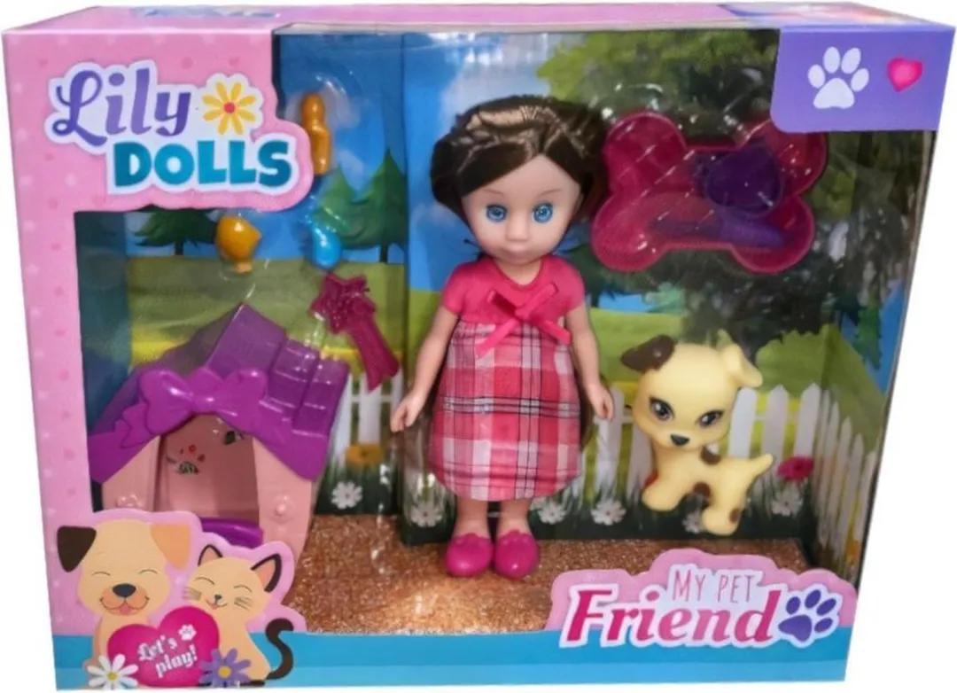 Johntoy Lily Pop Hond Tienerpop 9cm