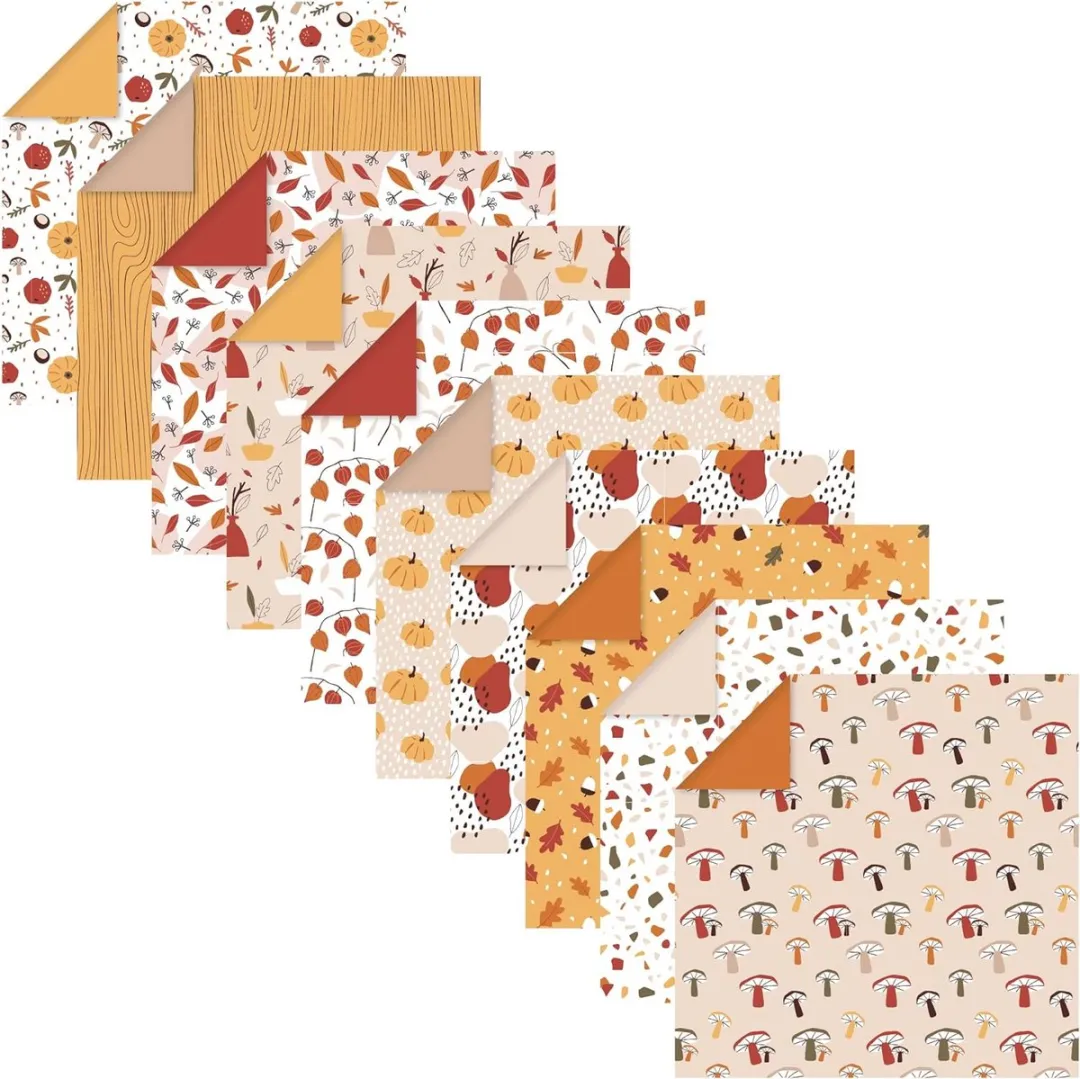 Clairefontaine Origami Papier Herfsttinten - 60 Vel 70g - 15x15cm