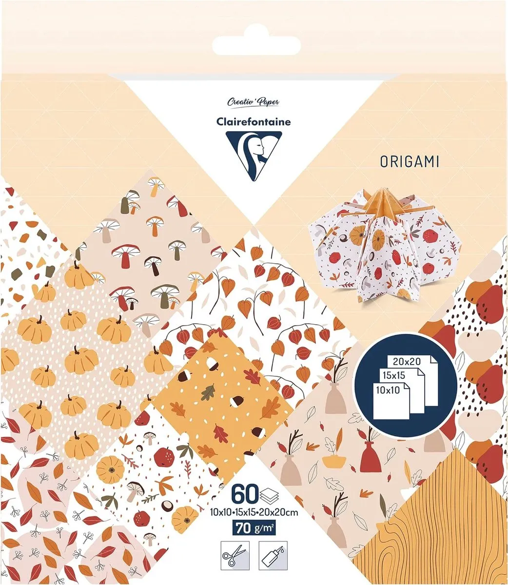 Clairefontaine Origami Papier Herfsttinten