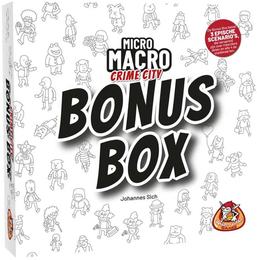 White Goblin Games MicroMacro Crime City Bonus Box - Coöperatiefspel 1-6 Spelers