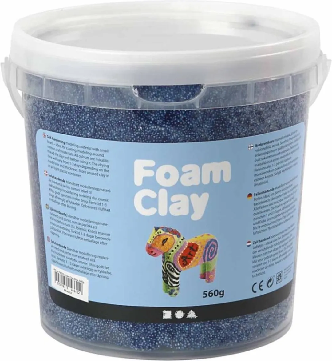 Foam Clay Blauw - 560 Stuks