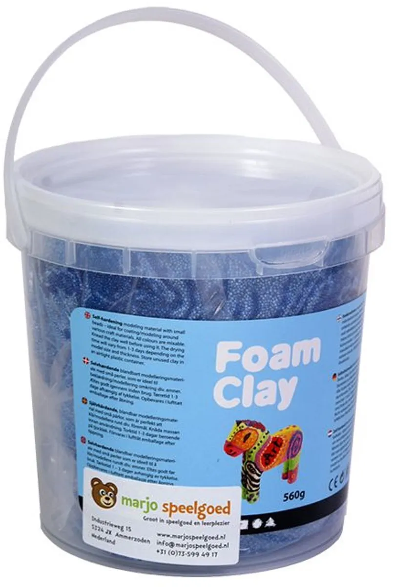 Foam Clay Blauw - 560 Stuks