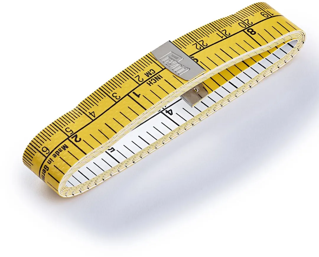Prym Meetlint 150cm Geel - Dubbelzijdig