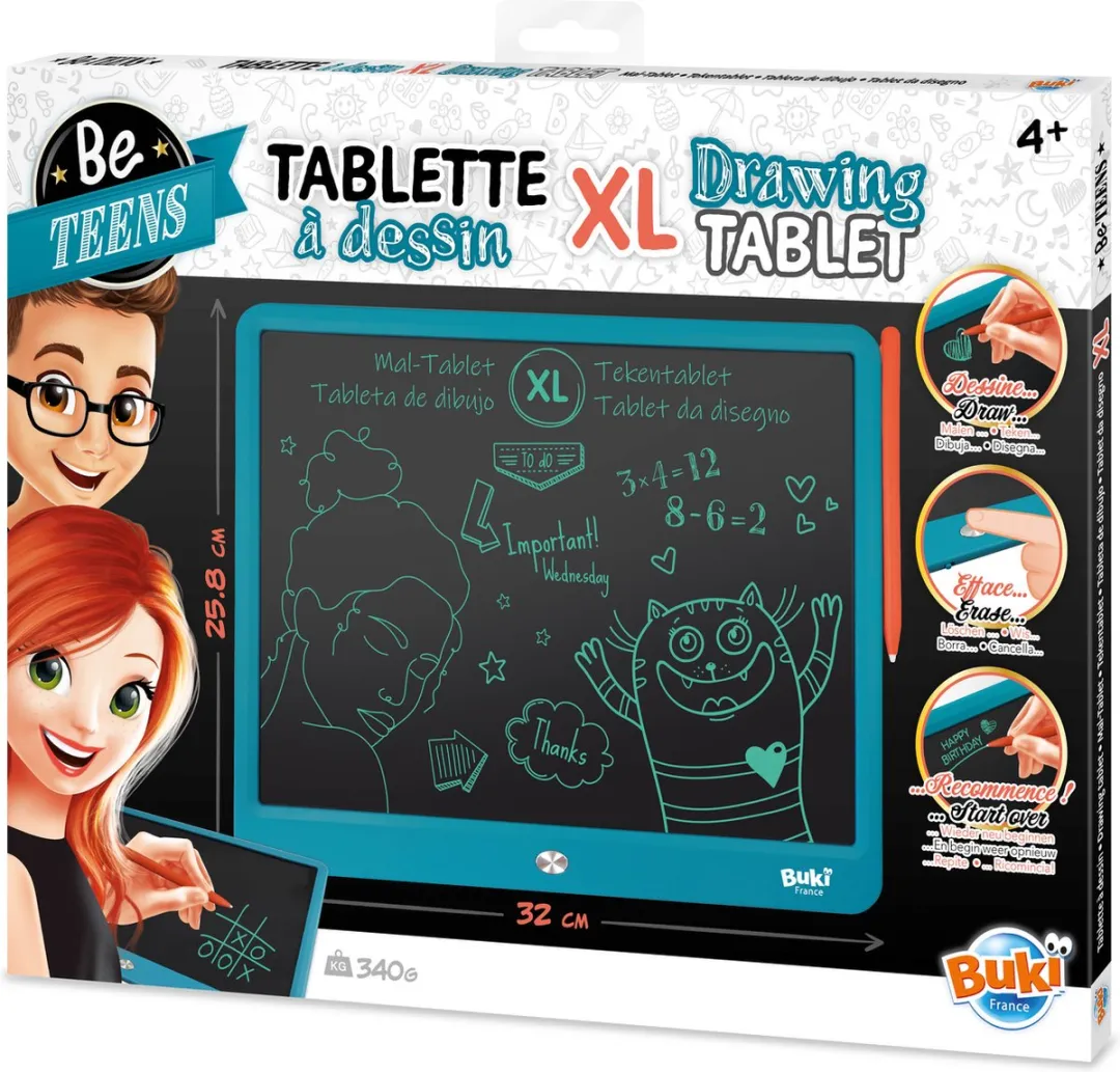 Buki Tekentablet LCD Scherm - Meerkleurig