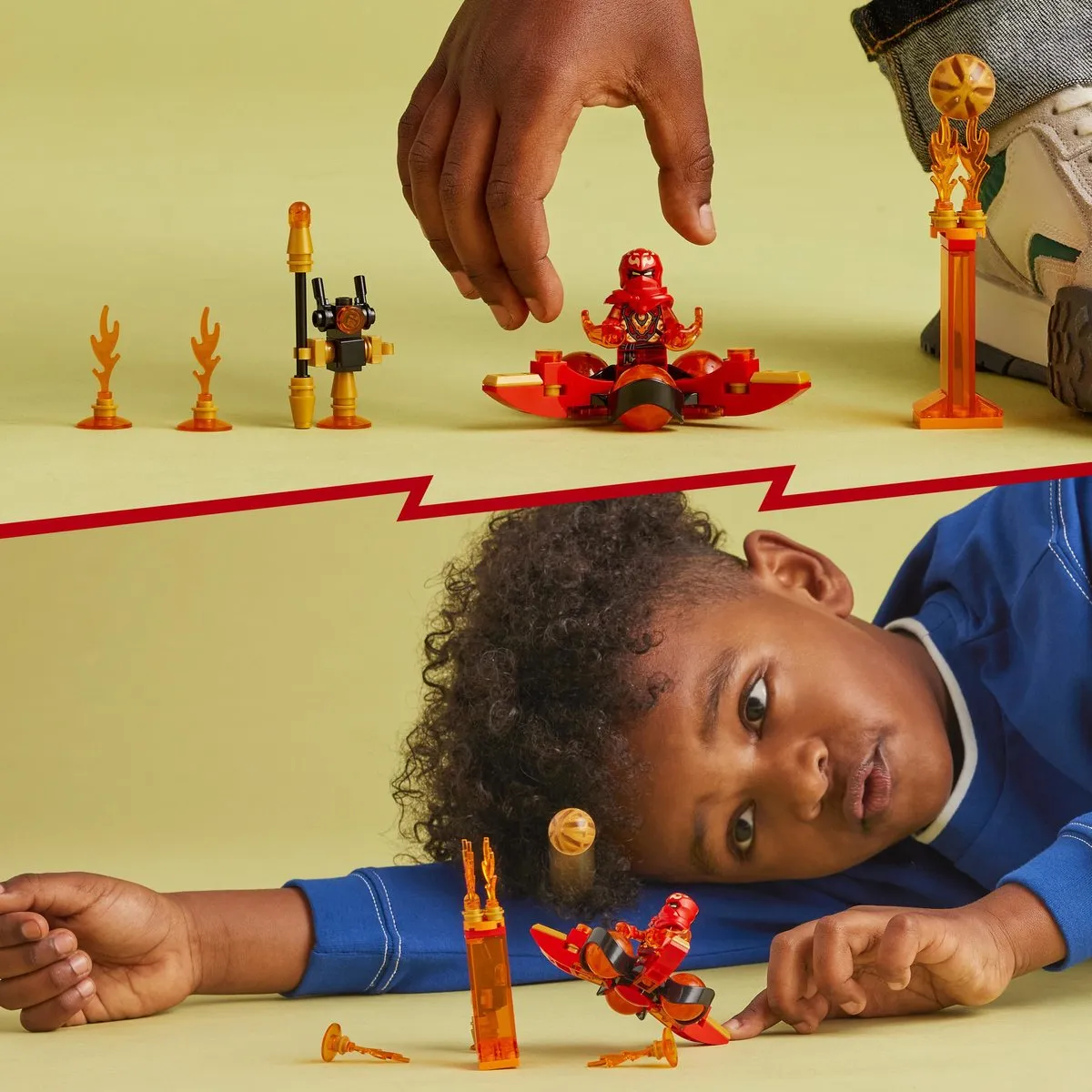 LEGO Ninjago Kai Drakenkracht Spinjitzu 71777 - 72 Stukken