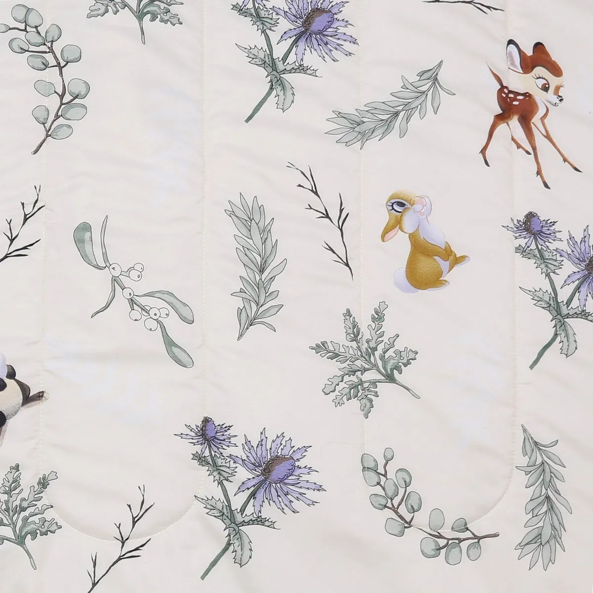 Bambi Disney - Kinderdekbed, mint-creme dekbed 120x150cm, OEKO-TEX