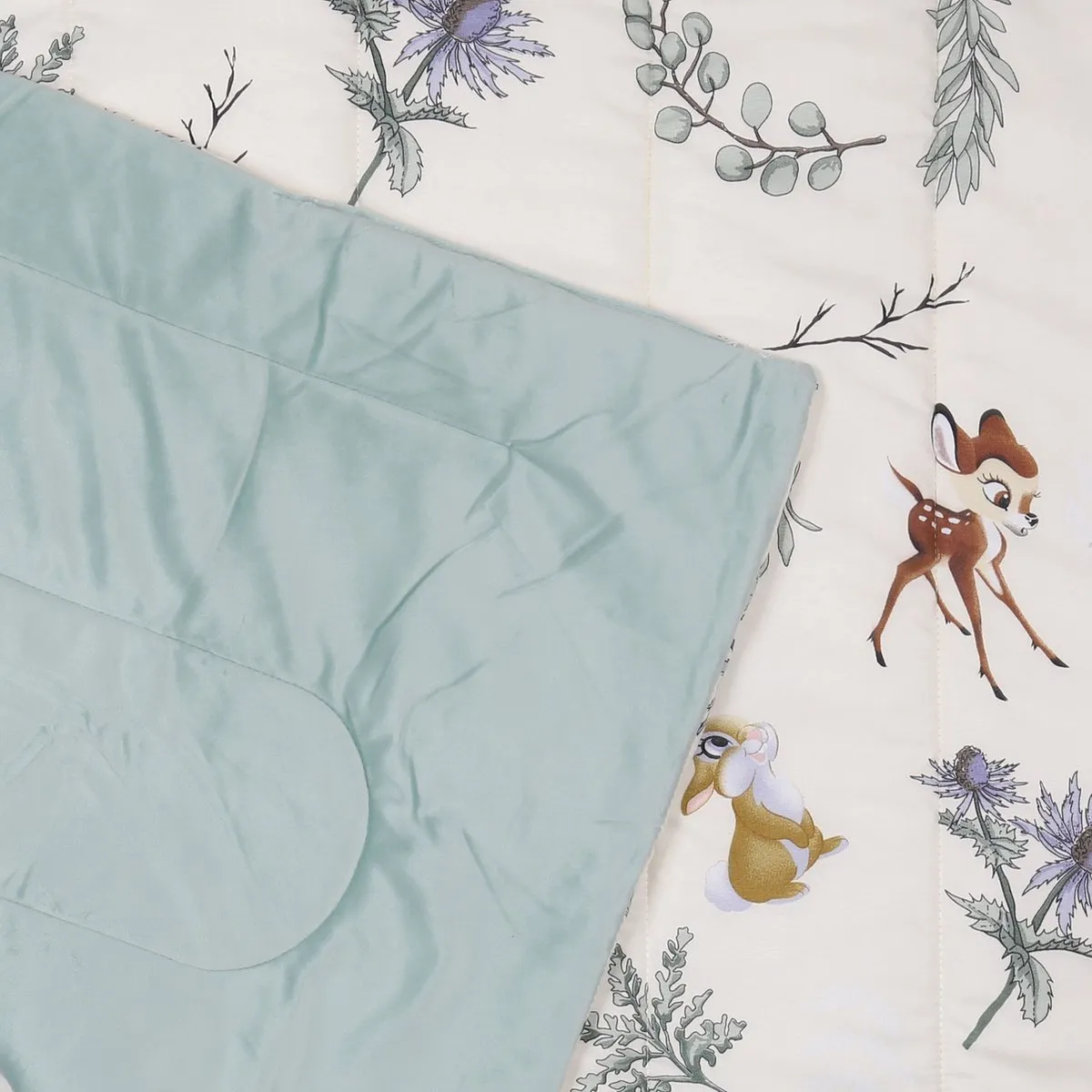 Bambi Disney - Kinderdekbed, mint-creme dekbed 120x150cm, OEKO-TEX