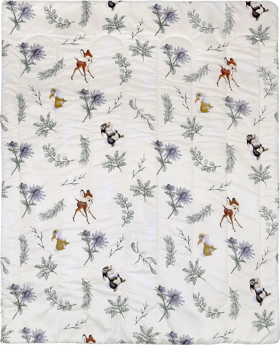 Bambi Disney - Kinderdekbed, mint-creme dekbed 120x150cm, OEKO-TEX