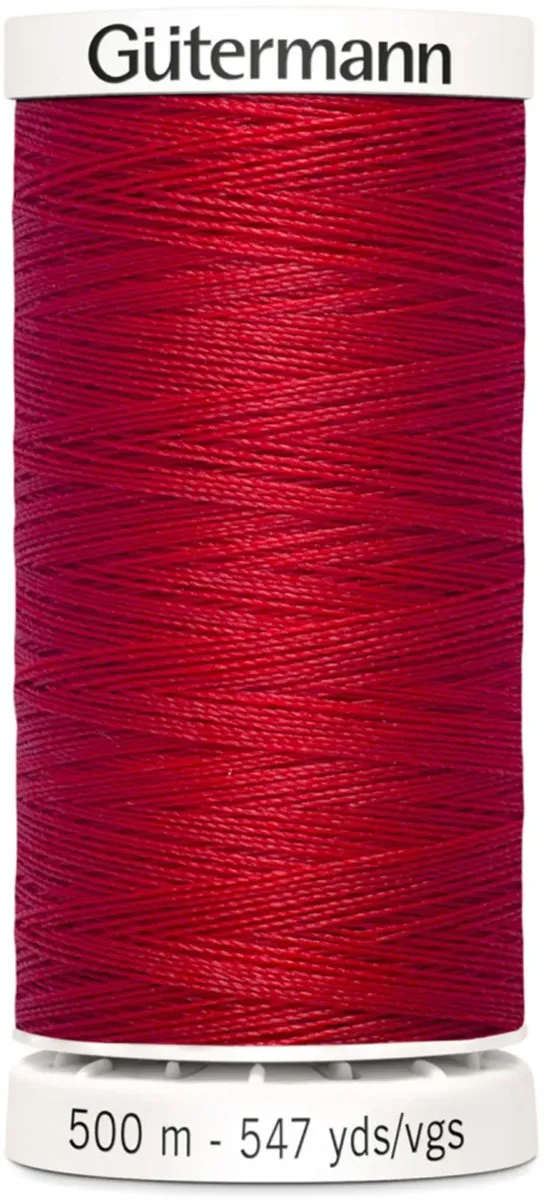 Gutermann Polyester Naaigaren 156 - Rood - 500m