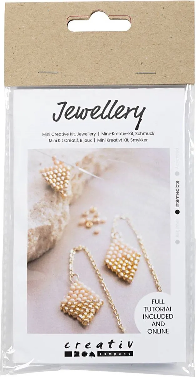Creativ Company Mini Hobbyset Sieraden Oorbellen Multicolor