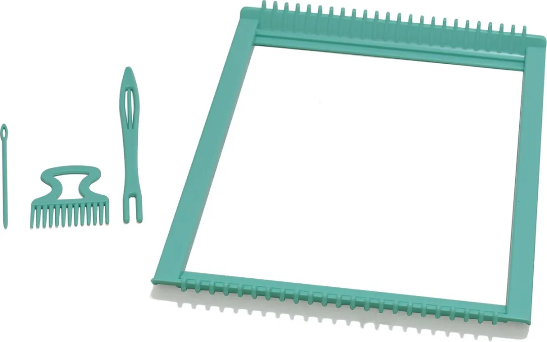 Kumtoys® Tapijt Weefset - Montessori speelgoed - Speelgoed meisjes en jongens - Knutselen meisjes en jongens - Spellen - Spelletjes voor kinderen - Kinderspeelgoed