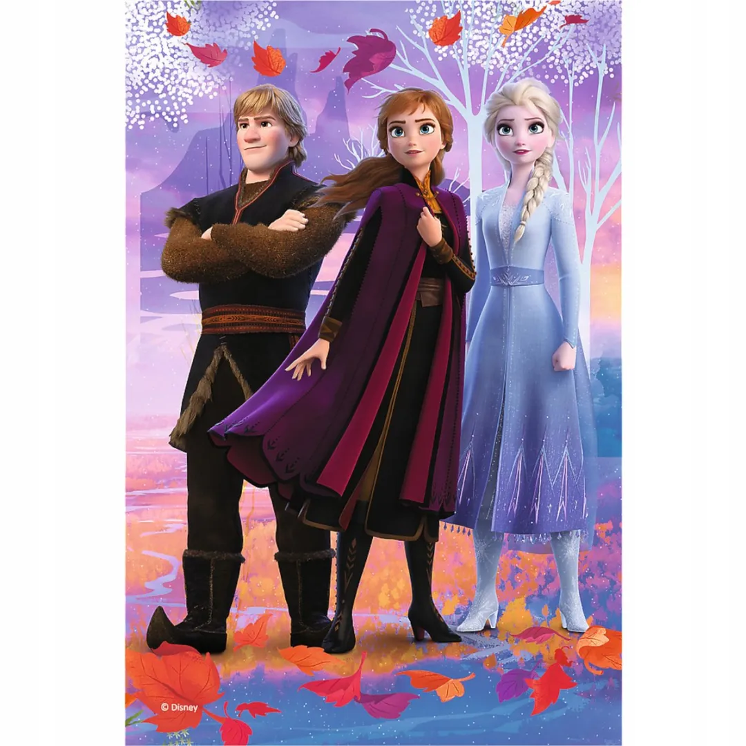 Trefl Frozen Minipuzzel 54 Stuks - Anna, Elsa & Kristoff Multicolor