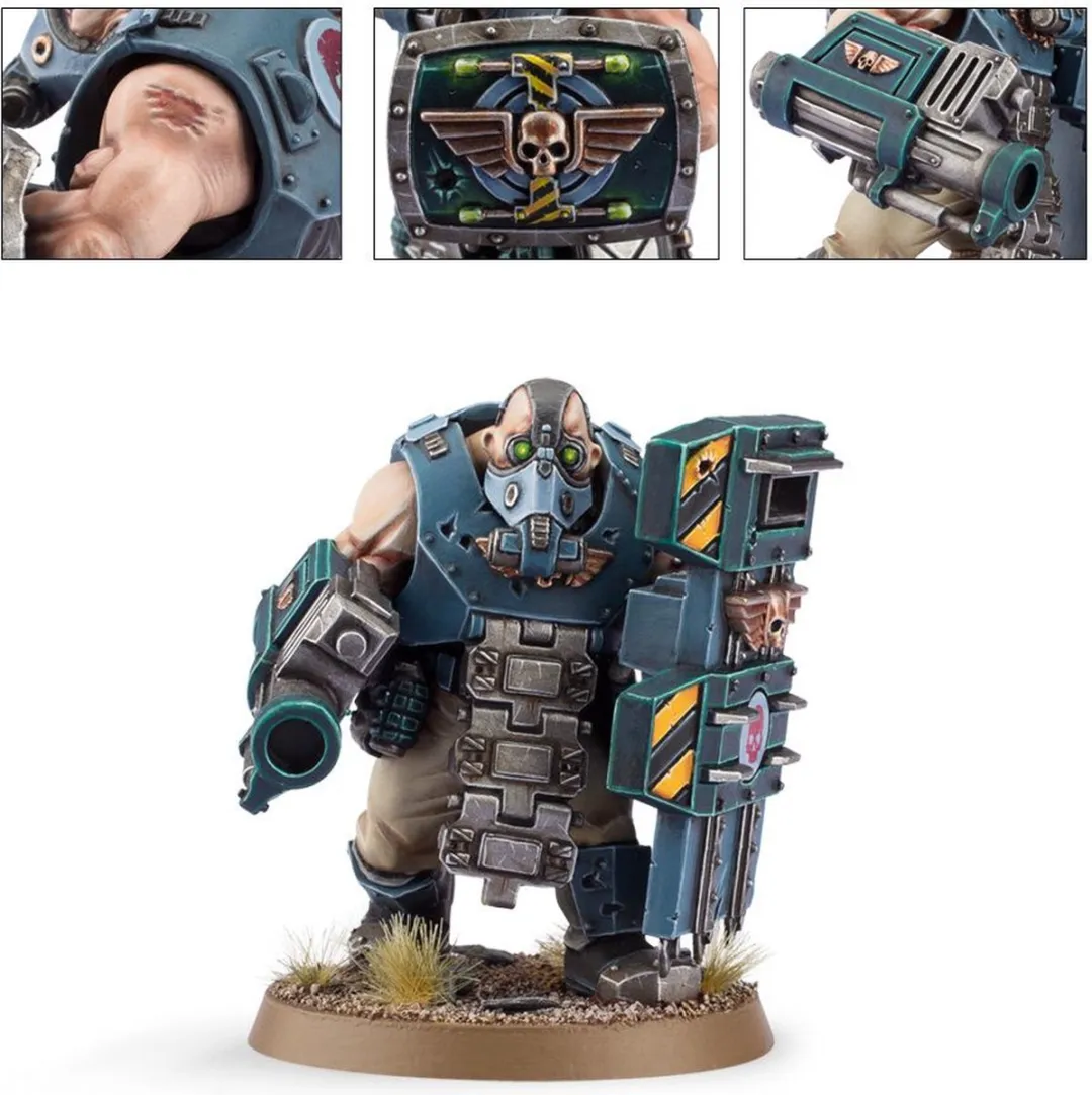 Games Workshop Militarum Auxilla Bullgryns - 3 Onderdelen