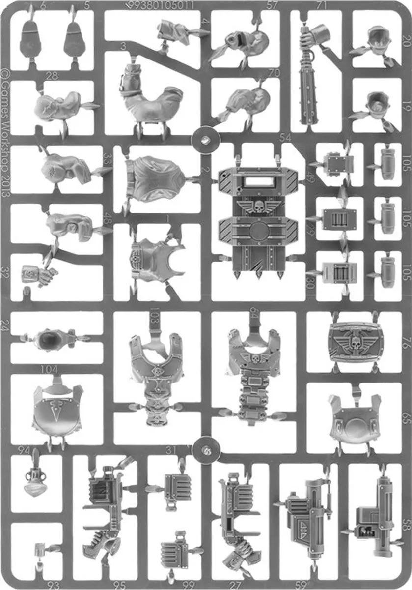 Games Workshop Militarum Auxilla Bullgryns - 3 Onderdelen