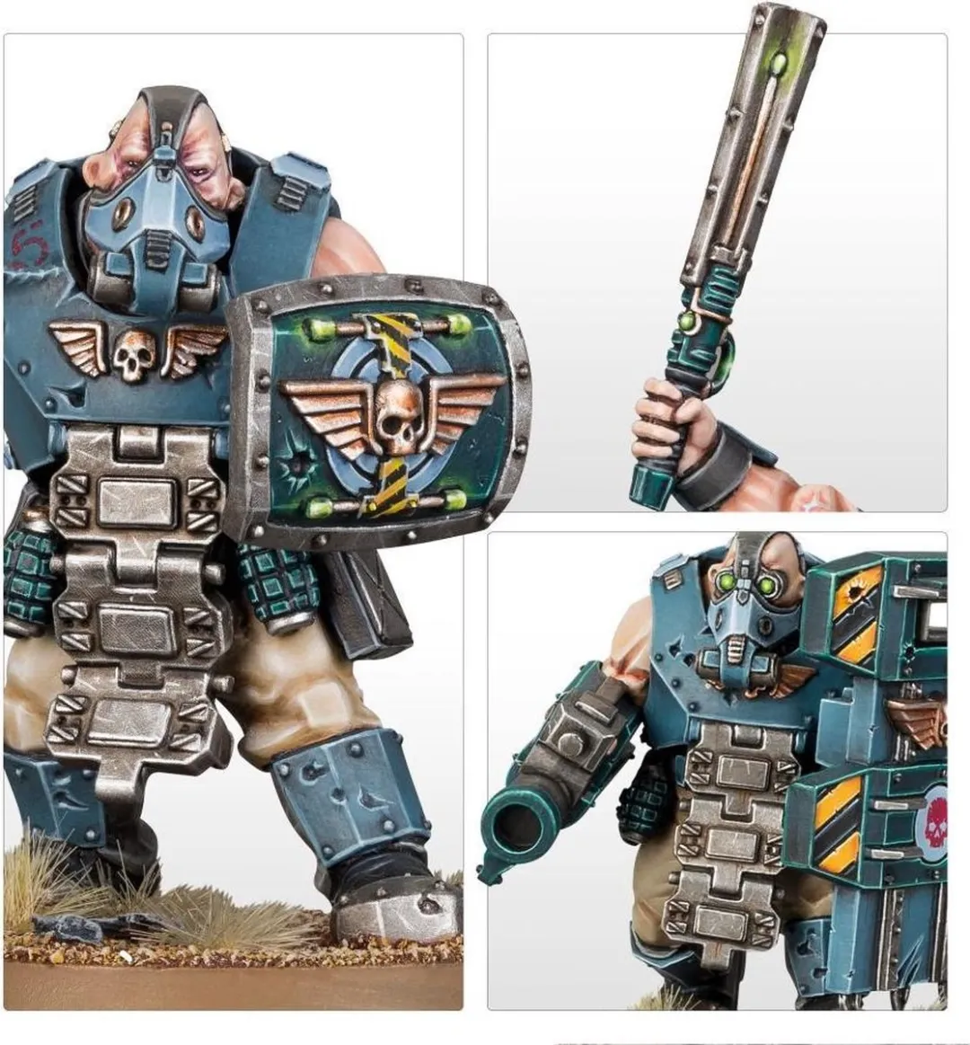 Games Workshop Militarum Auxilla Bullgryns - 3 Onderdelen