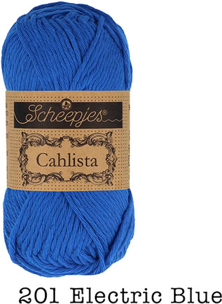 Scheepjes Cahlista Wol - Electric Blue