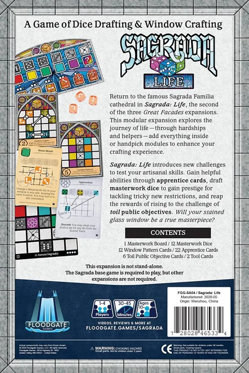 Floodgate Games Sagrada Life Bordspel FGG SA04 - 1-4 Spelers