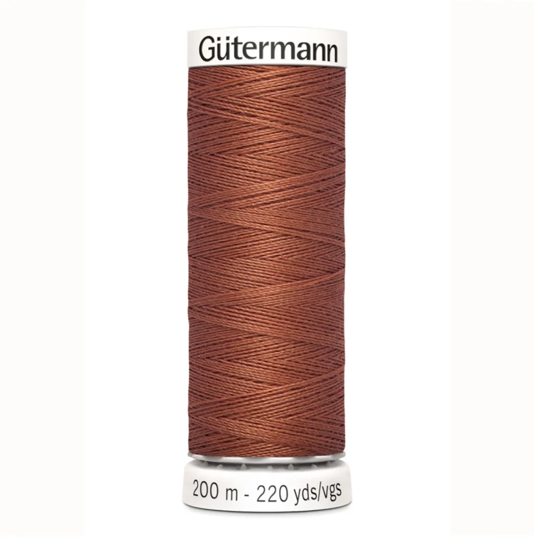Gutermann Polyester Naaigaren 200m - Bruin