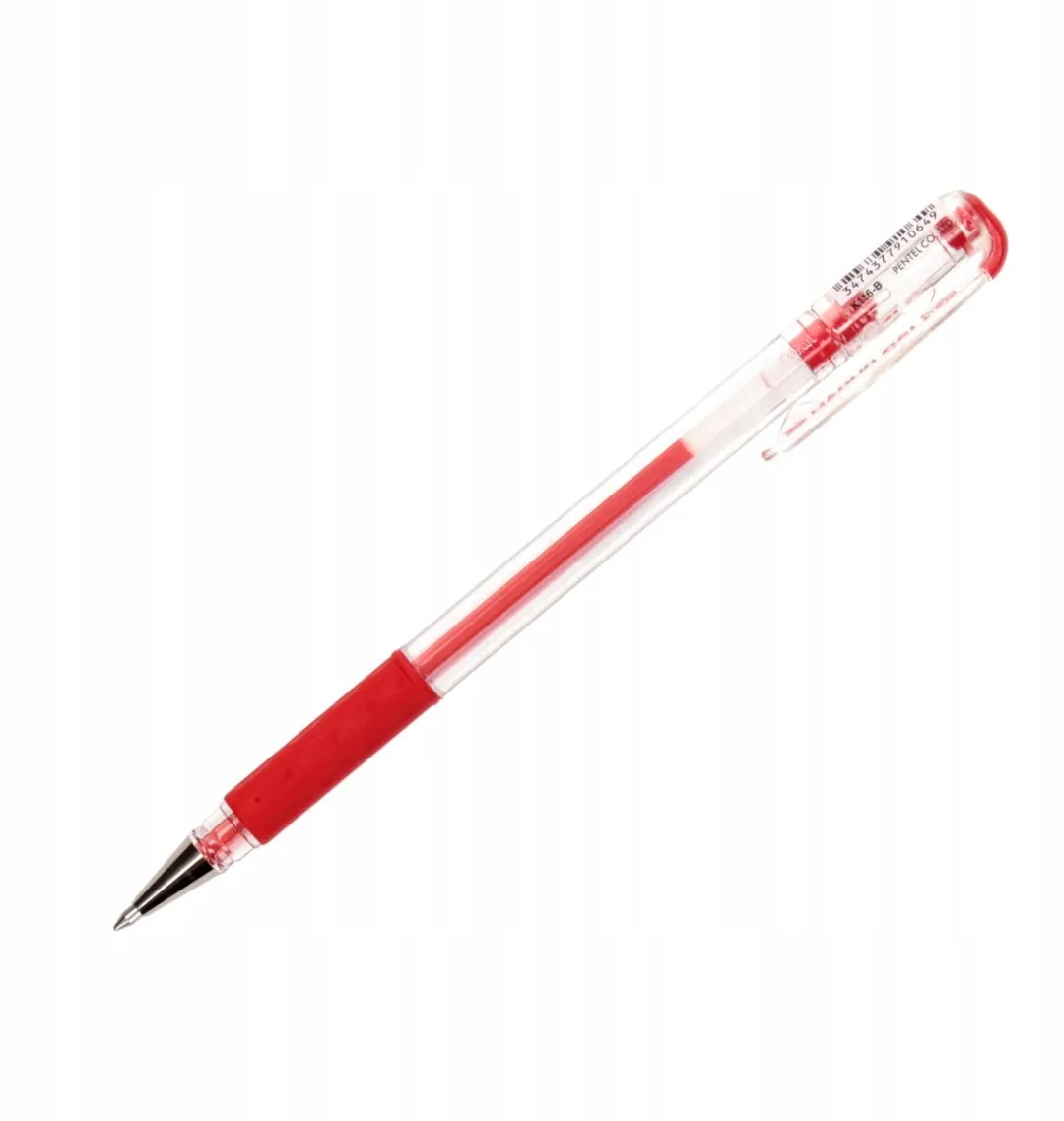 Pentel Hybrid Gelpen Rood 0,6mm K116 - afbeelding 2 van 3