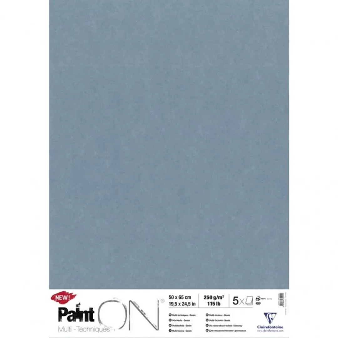 Clairefontaine Tekenpapier 50x65cm Denim Blauw