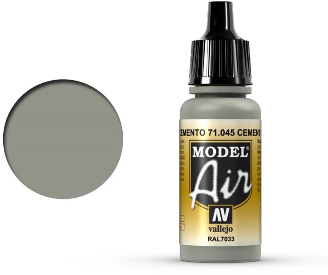 Vallejo Model Air Cement Grey Acrylverf 17ml