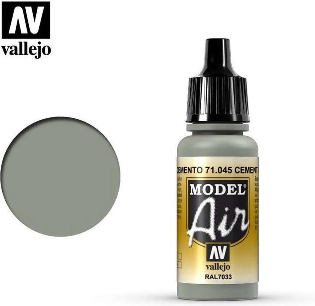 Vallejo Model Air Cement Grey Acrylverf 17ml