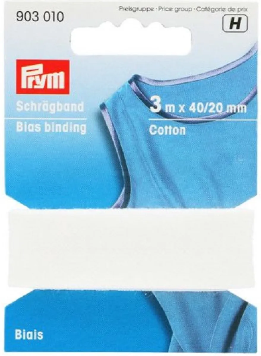 Prym Biaisband Katoen - Zwart - 1 Stuk