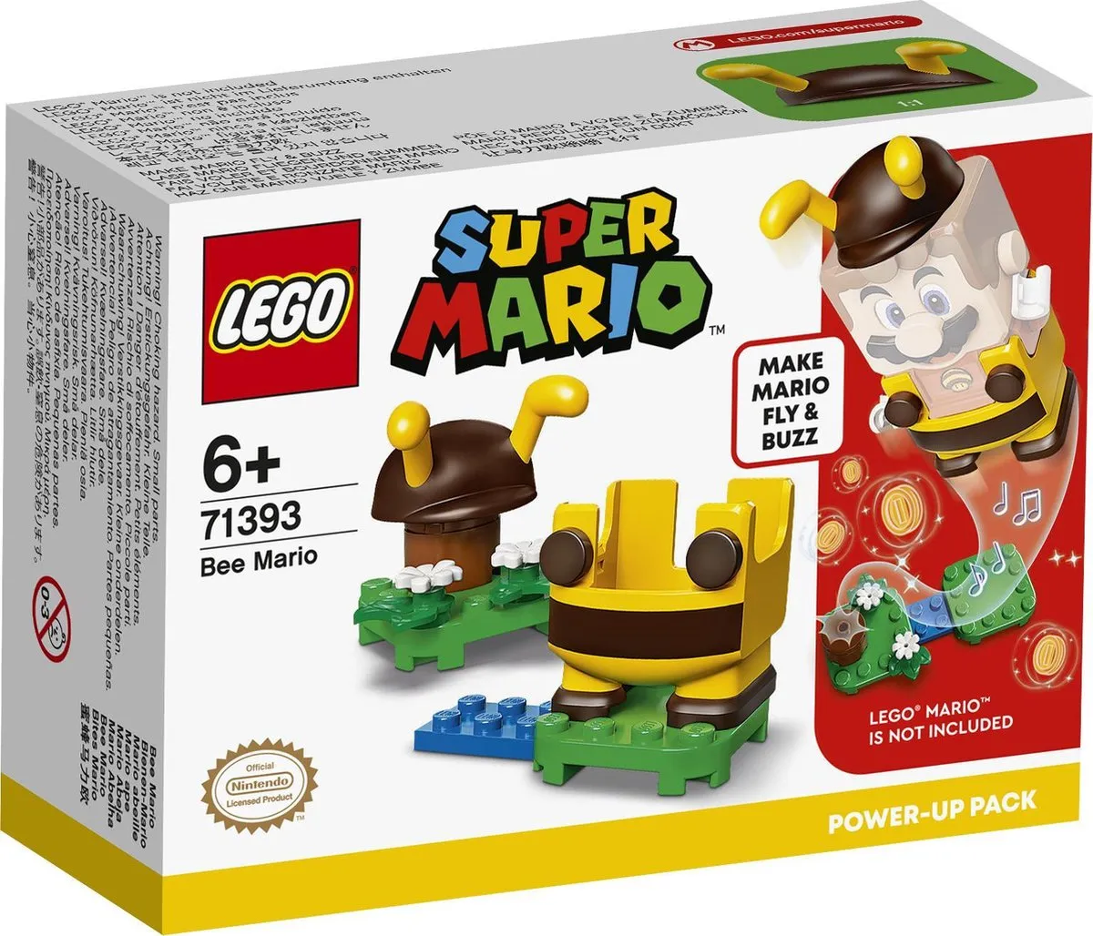 LEGO Super Mario Power-Uppakket Bijen 71393 - Geel