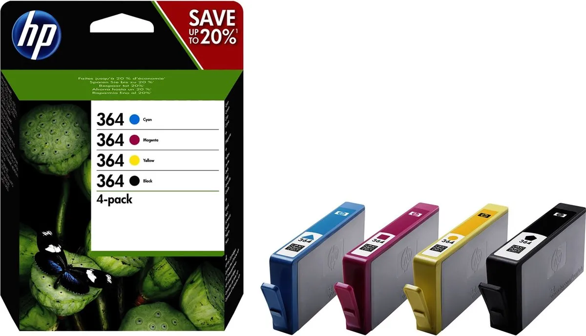 HP 364 Inktcartridge 4-Pack