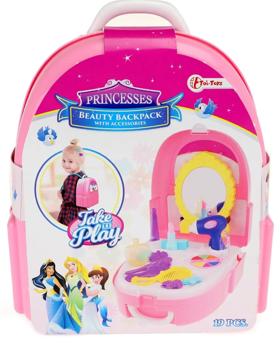 Toi-Toys Beautyset Rugzak 19-delig - 64ml - Roze