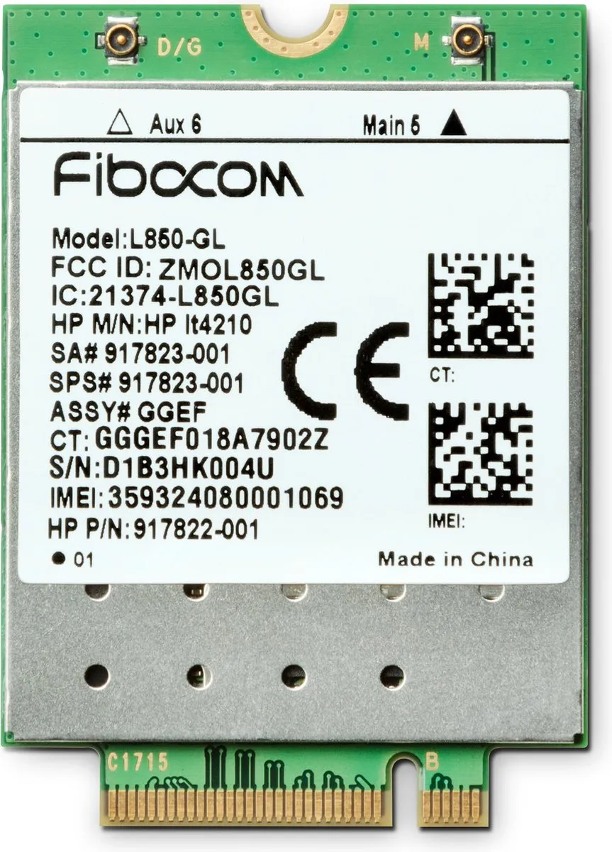 HP XMM 7360 Draadloze Modem 4G LTE M.2 - Groen