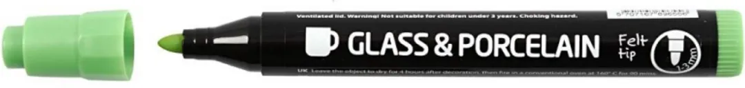Creativ Company Glas- en Porseleinstiften - 6 Stuks Divers