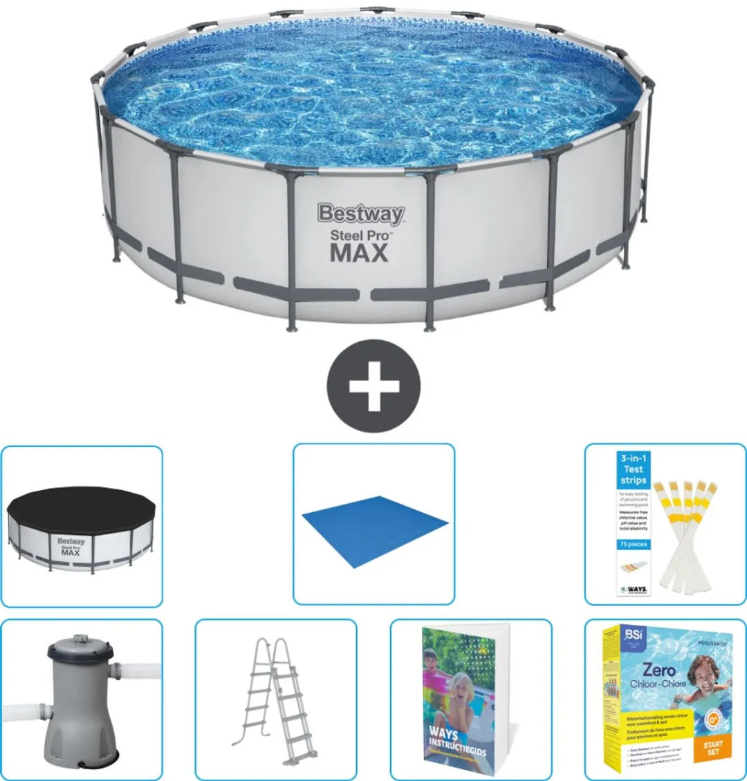 Bestway Steel Pro MAX Zwembad 457x122cm