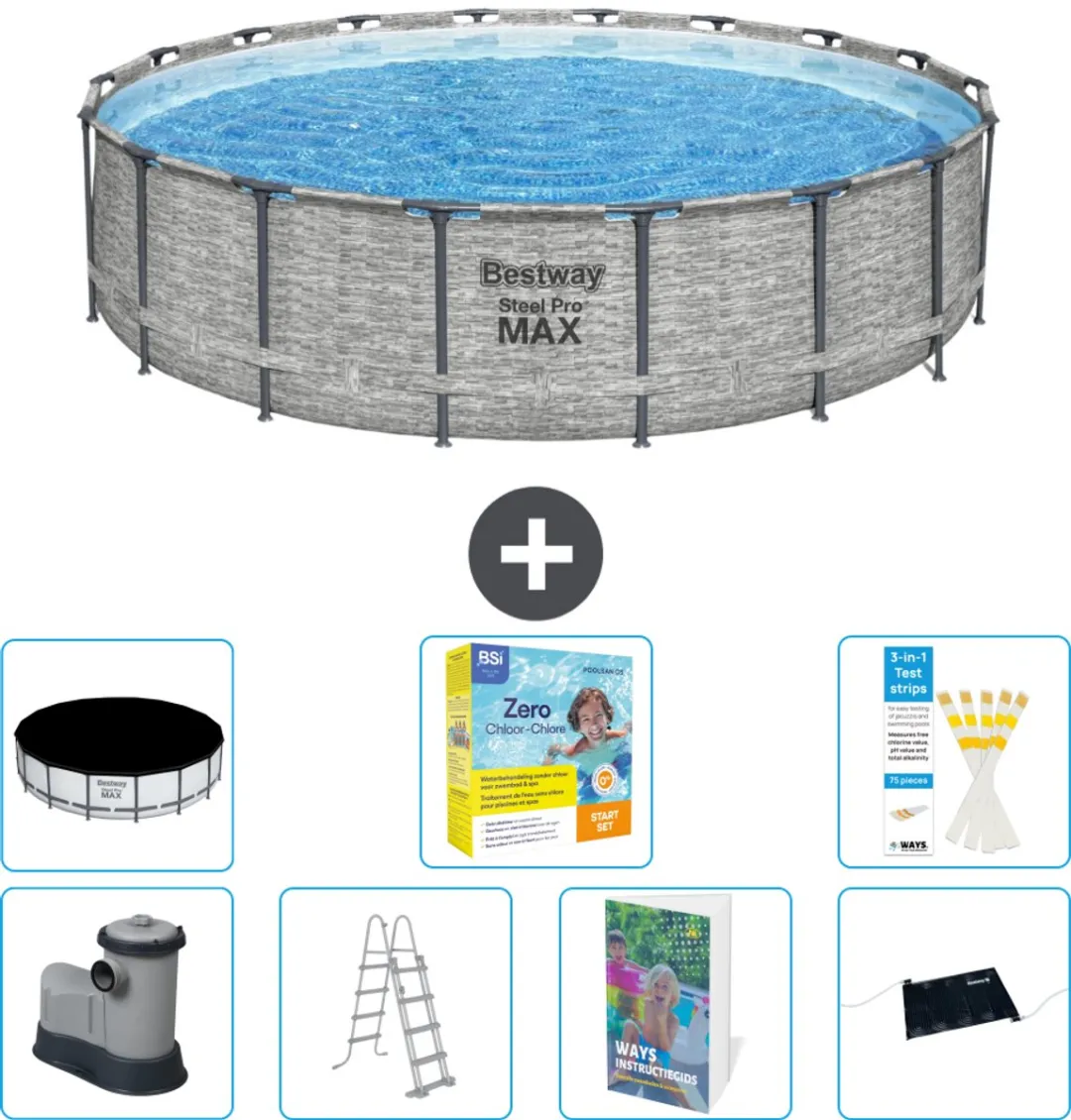 Bestway Steel Pro MAX Zwembad 549cm