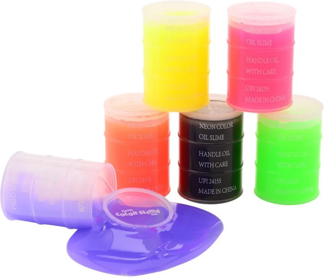 Johntoy Speelslijm Oranje 150ml - 2 Stuks