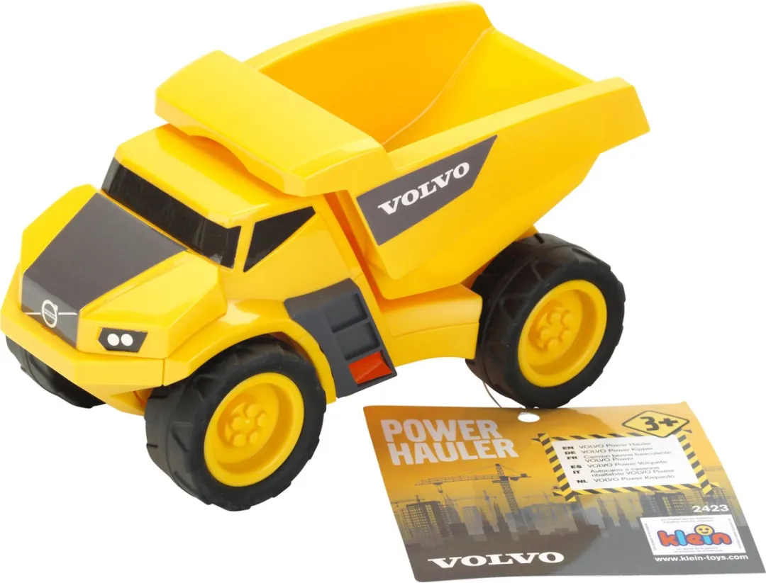 Klein Toys Volvo Power Kiepwagen 1:24 - Geel/Zwart