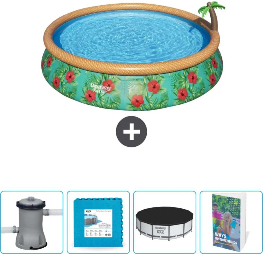 Bestway Fast Set Rond Zwembad 457x84cm