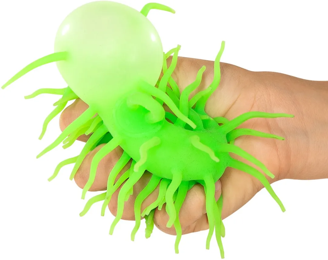Johntoy Spike Fluffy Bal met Licht - Ø12cm - Multicolor