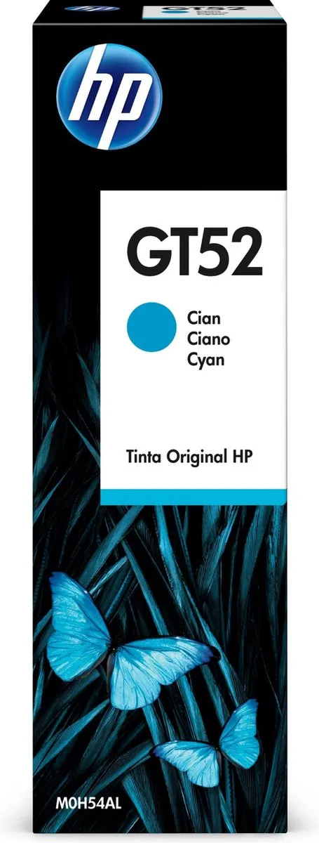 HP GT52 Cyaan M0H54AE Inktfles - 70ml