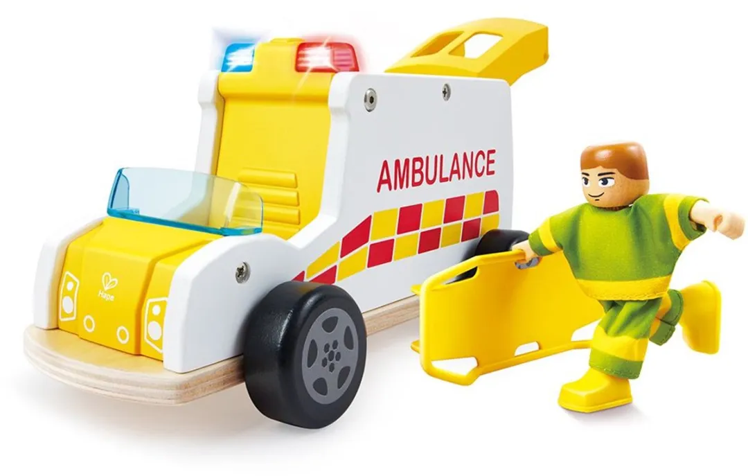 Hape Rapid Response Speelgoed Ambulance Multicolor