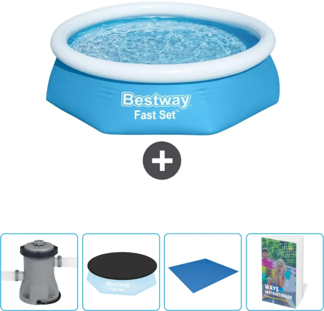 Bestway Fast Set Rond Zwembad 244x61cm