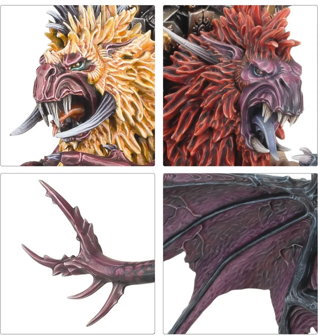 Games Workshop Warhammer The Old World Chaos Lord op Manticore 08-05