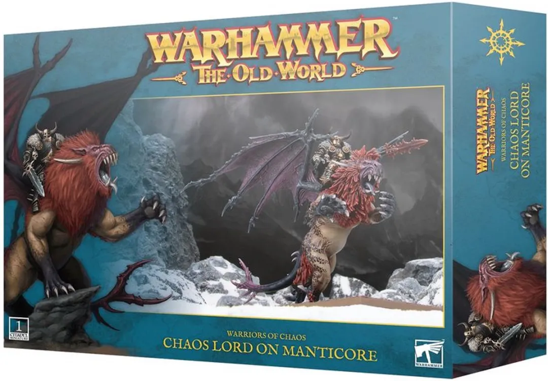 Games Workshop Warhammer The Old World Chaos Lord op Manticore 08-05